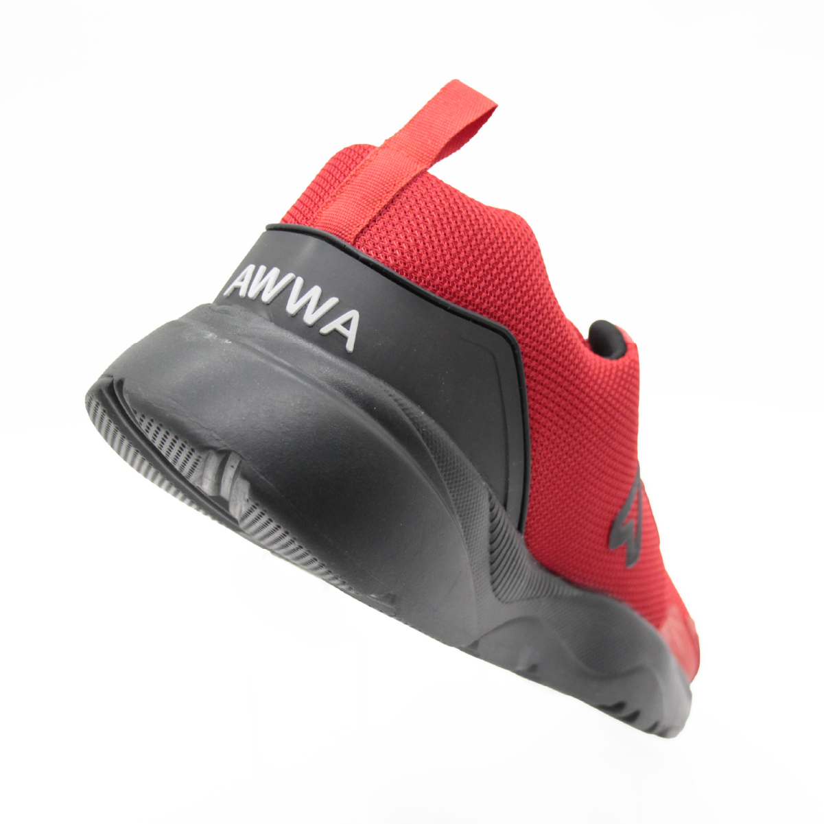 W654 SNEAKER ROJO TRAKER NEGRO