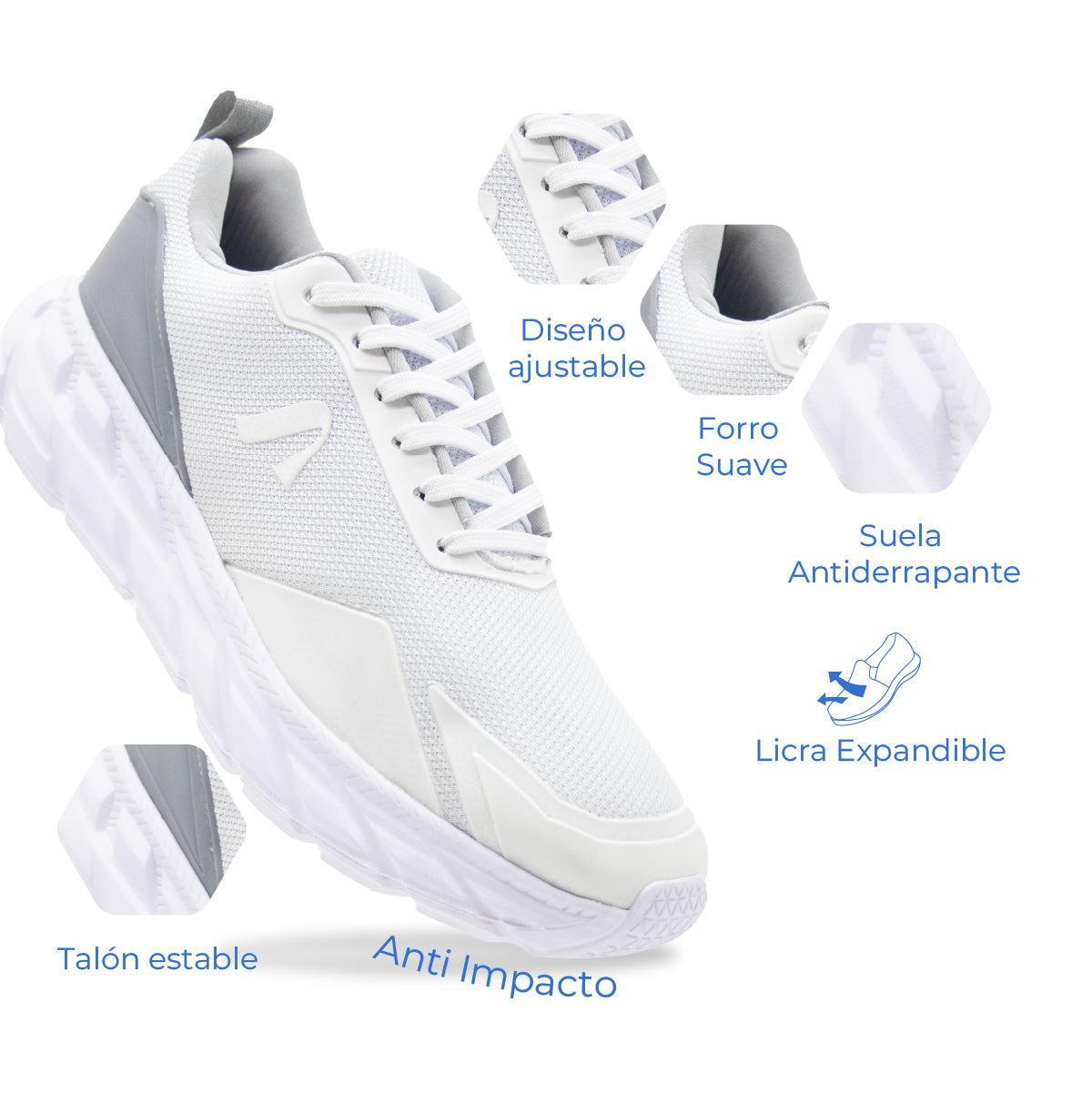 W554 SNEAKER BLANCO FLEX BLANCO